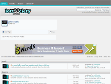 Tablet Screenshot of lottosociety.com